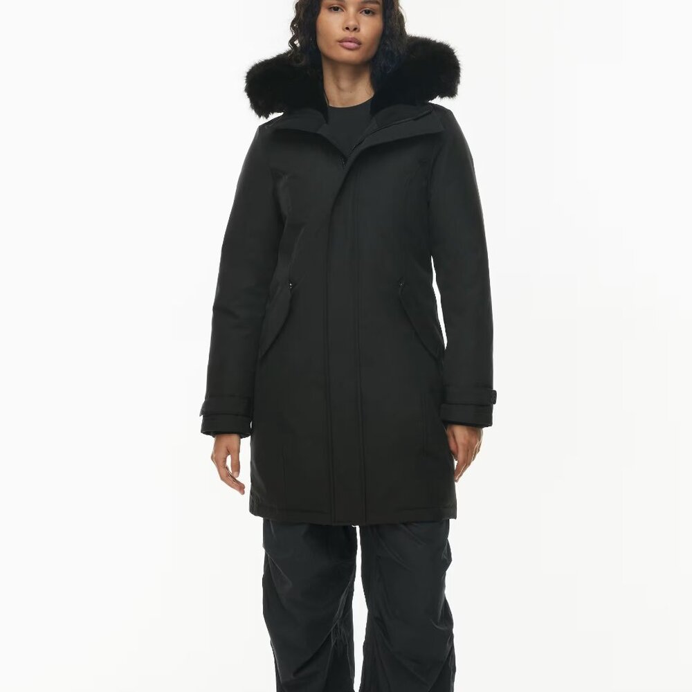 Aritzia Tna The Summit Parka Black Size 2XS